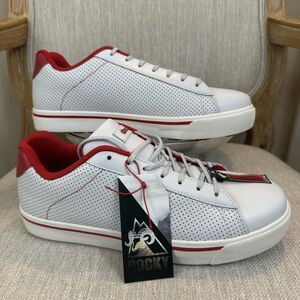 Rocky Skate Casual Leather Nano Composite toe shoes NEW Men's 3" CT Work 11W Red